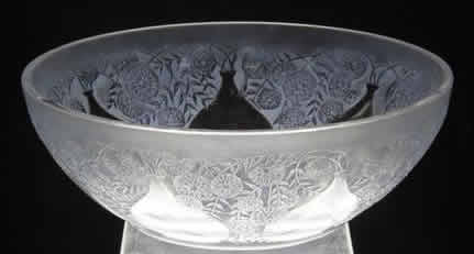 Rene Lalique Bowl Vases