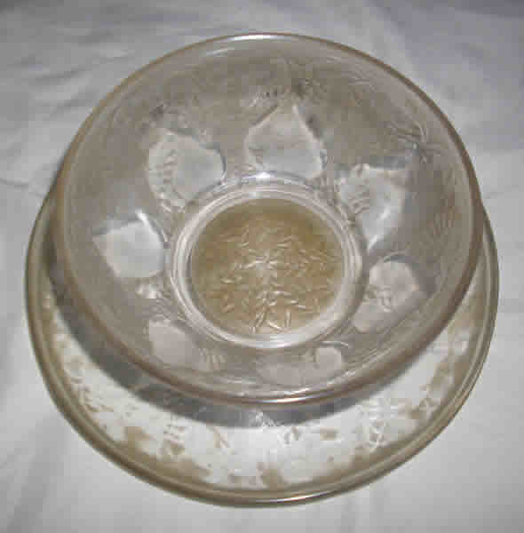 Rene Lalique Bowl and Plate Vases