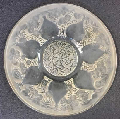 Rene Lalique Plate Vases