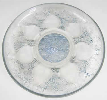 Rene Lalique Plate Vases