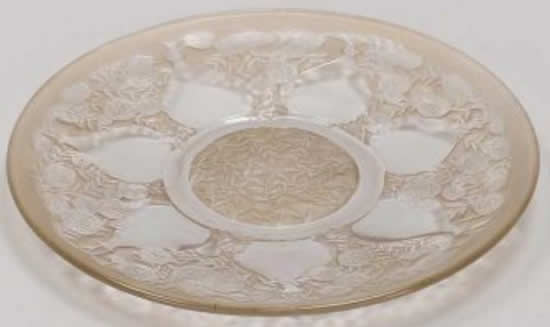 Rene Lalique Plate Vases