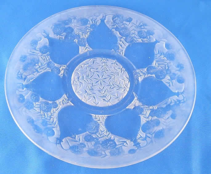 Rene Lalique Plate Vases