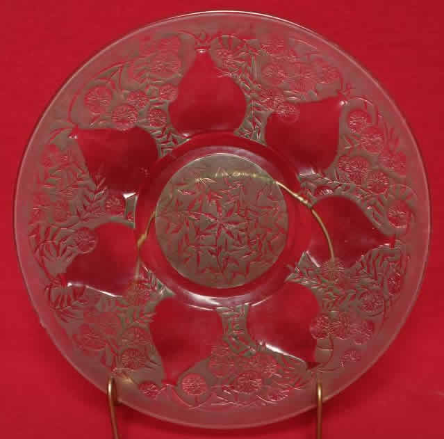 Rene Lalique Plate Vases