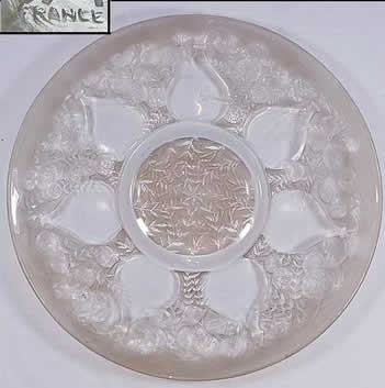 Rene Lalique Plate Vases