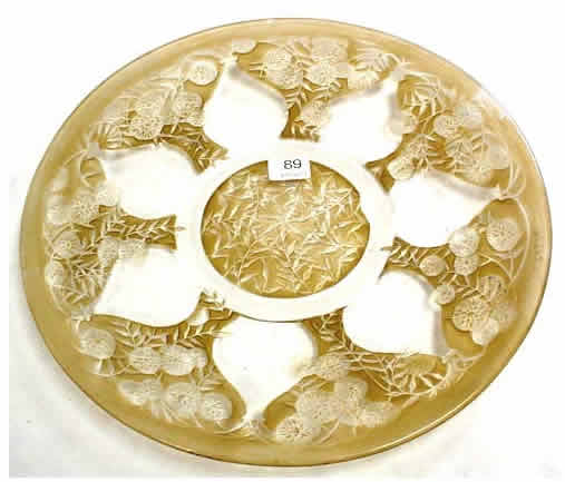 Rene Lalique Plate Vases