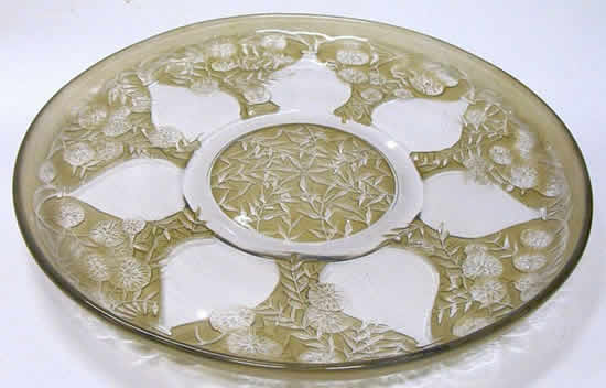 Rene Lalique Plate Vases