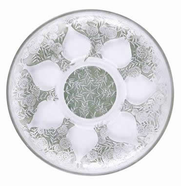 Rene Lalique Plate Vases