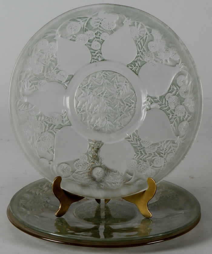 Rene Lalique Plate Vases