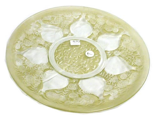 Rene Lalique Tray Vases