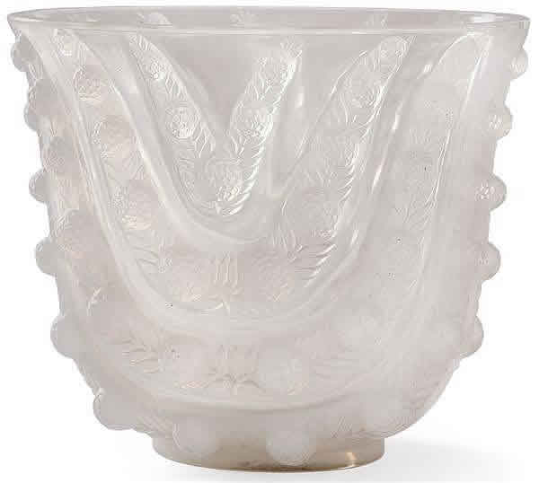 Rene Lalique Vase Vichy