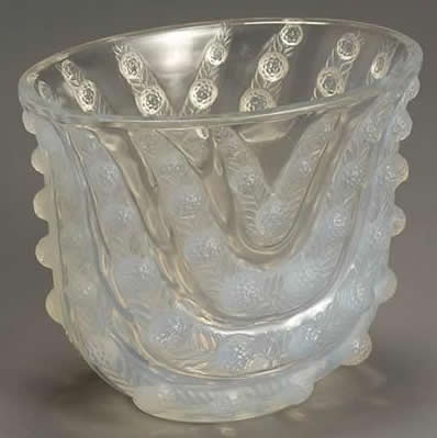 Rene Lalique Vase Vichy