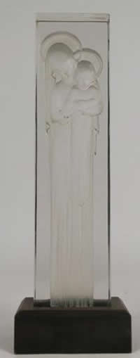Rene Lalique Statue Vierge a L'Enfant
