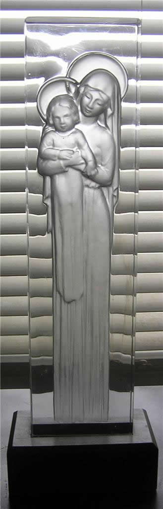 Rene Lalique Statue Vierge a L'Enfant
