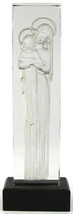 Rene Lalique Statue Vierge a L'Enfant