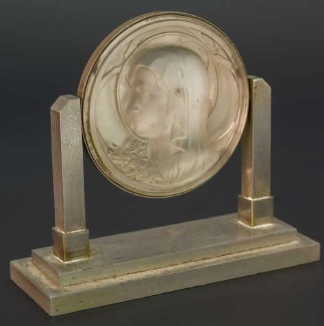 Rene Lalique Medallion Vierge Marie