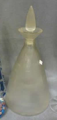 Rene Lalique Decanter Vigne Strie
