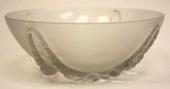 Rene Lalique Bowl Villeneuve