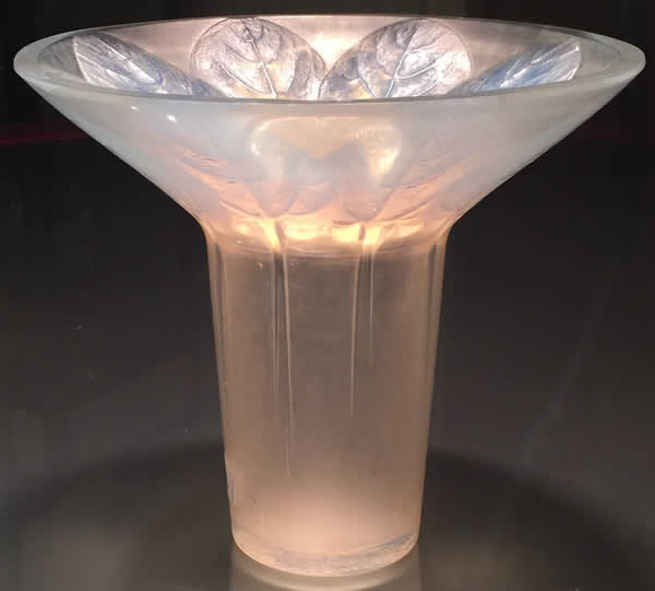Rene Lalique Vase Violettes
