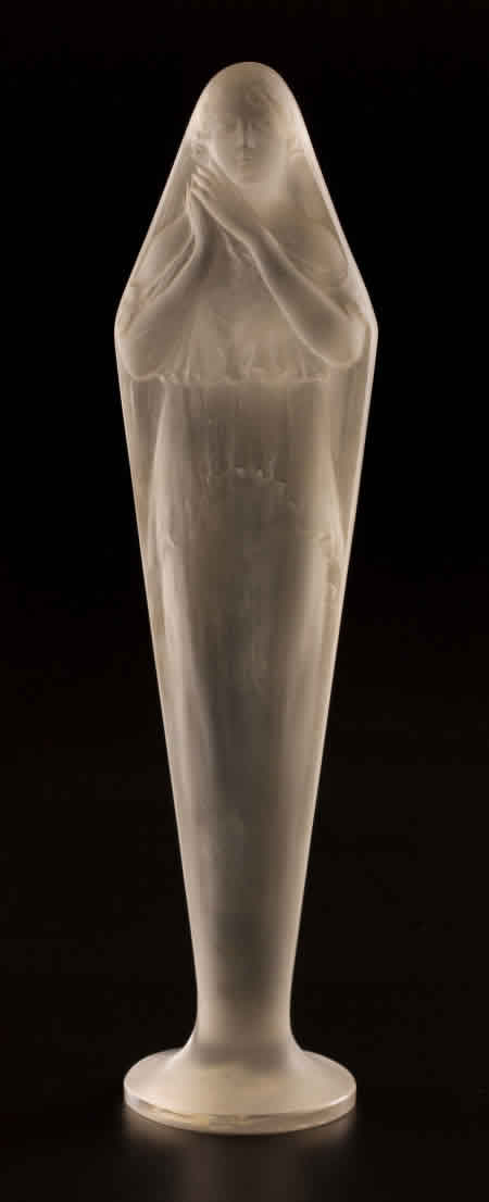 Rene Lalique Voilee Mains Jointes Statue