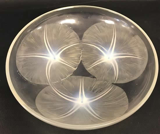 Rene Lalique Footed Bowl Volubilis