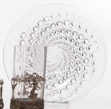 Rene Lalique Plate Volutes
