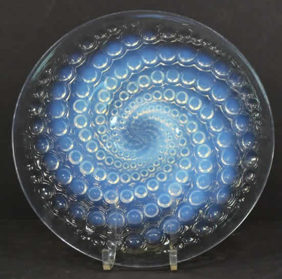 Rene Lalique Plate Volutes