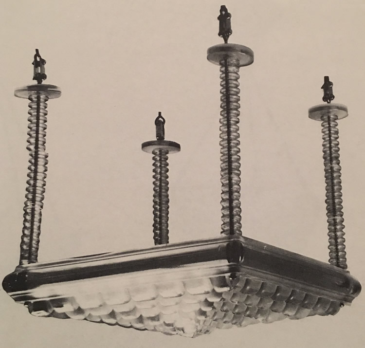 Rene Lalique Atlantique Chandelier