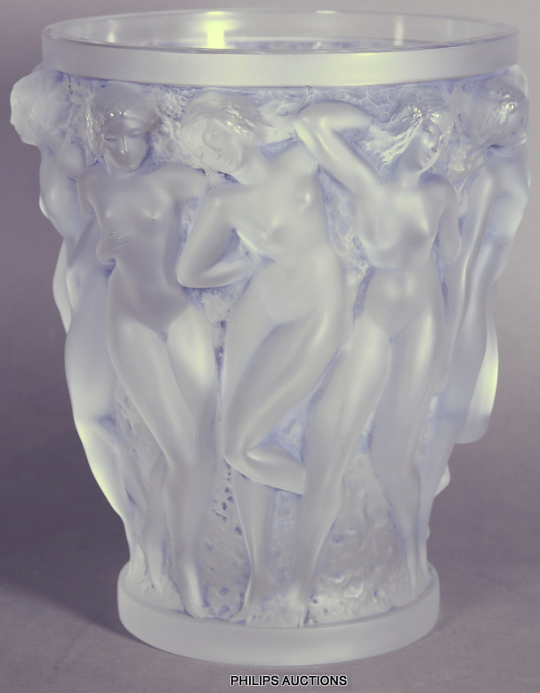 Rene Lalique Vase Bacchantes