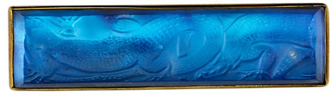 Rene Lalique Barrette Lezards Brooch
