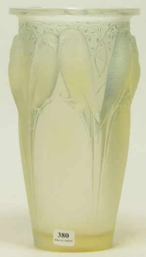 Rene Lalique Vase Ceylan