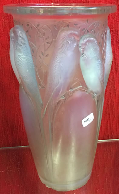 Rene Lalique Vase Ceylan