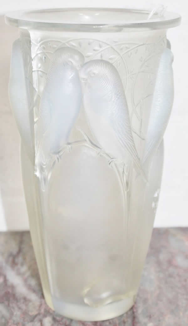 Rene Lalique Vase Ceylan