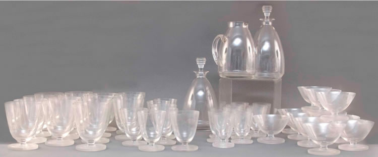 Rene Lalique Chablis Tableware