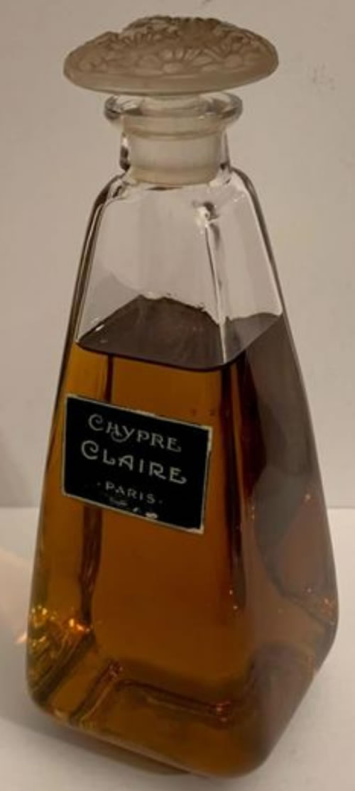 Rene Lalique Perfume Bottle Chypre Claire