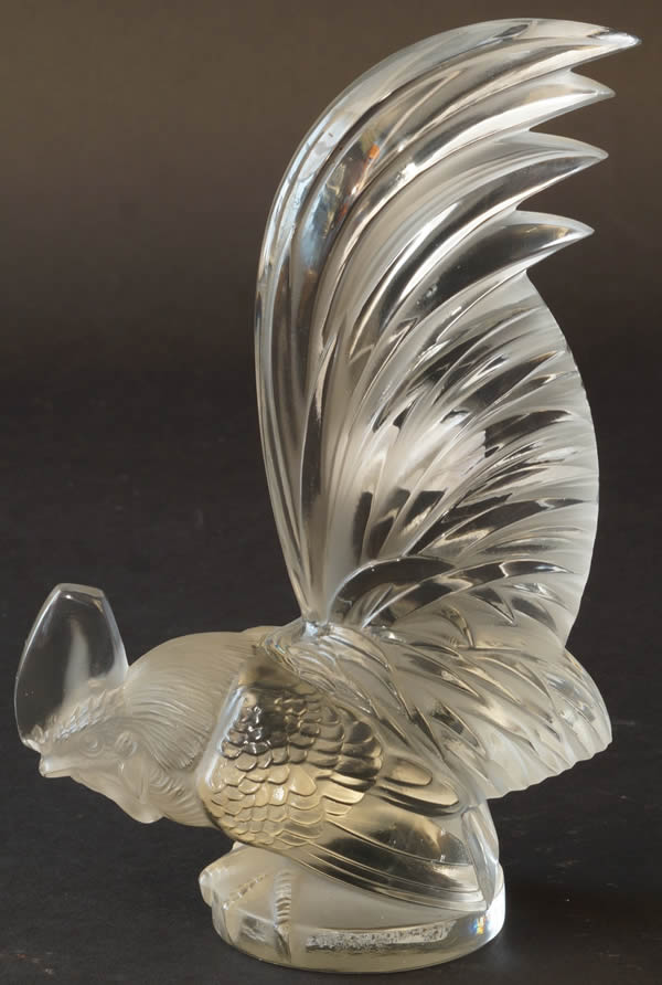 Rene Lalique Car Mascot Cockerel