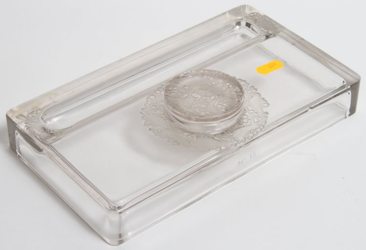 Rene Lalique Inkwell Colbert