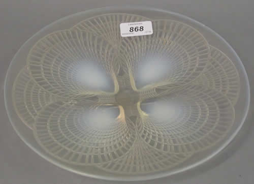 Rene Lalique Plate Coquilles