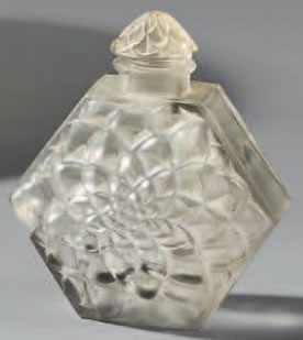 Rene Lalique Perfume Bottle Dahlia Houbigant