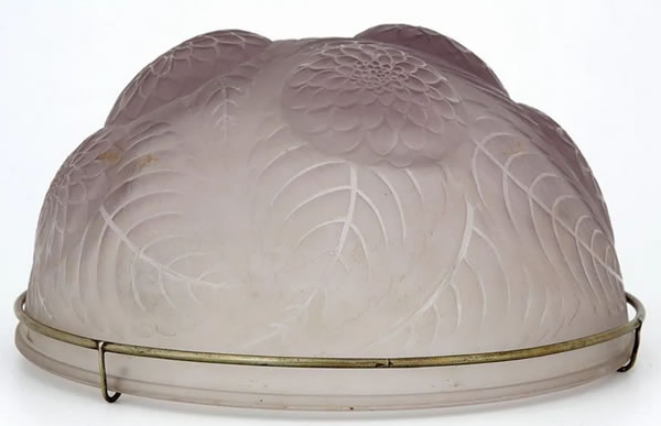 Rene Lalique Bowl Dahlias