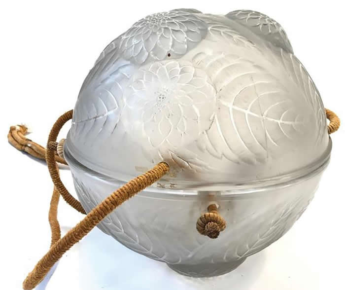 Rene Lalique Bowl Dahlias