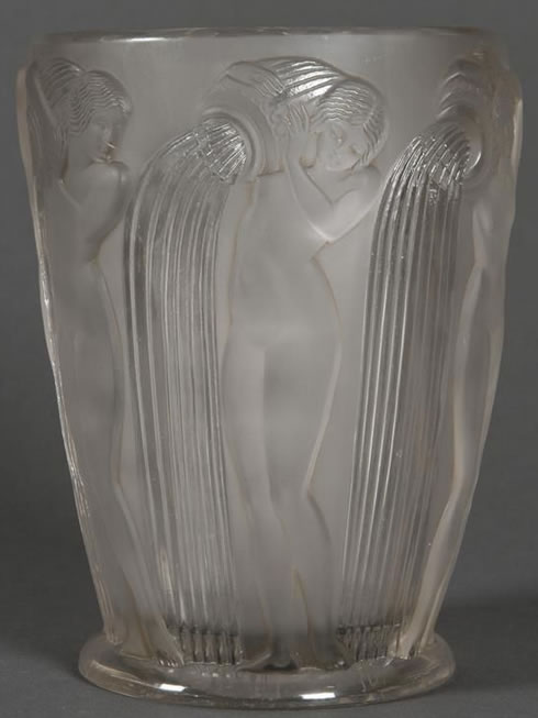 Rene Lalique Vase Danaides