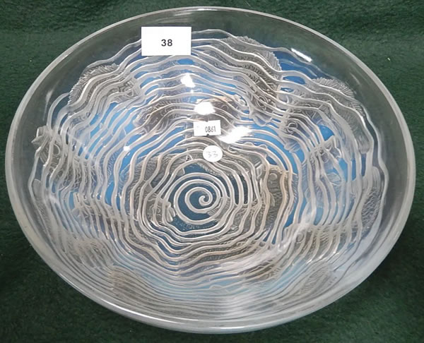 Rene Lalique Bowl Dauphins