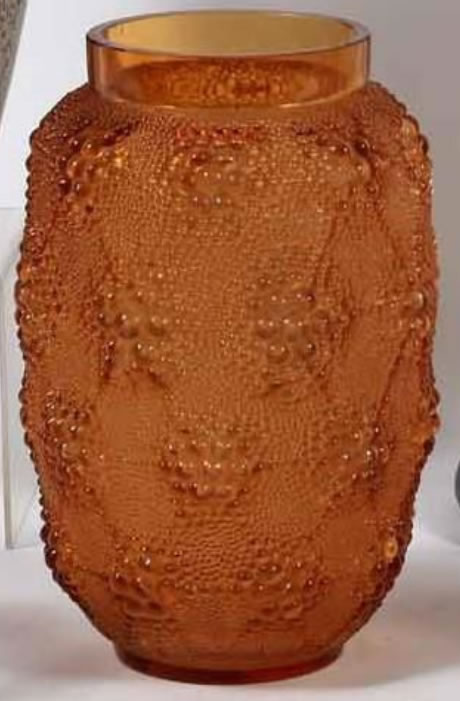 Rene Lalique Vase Davos