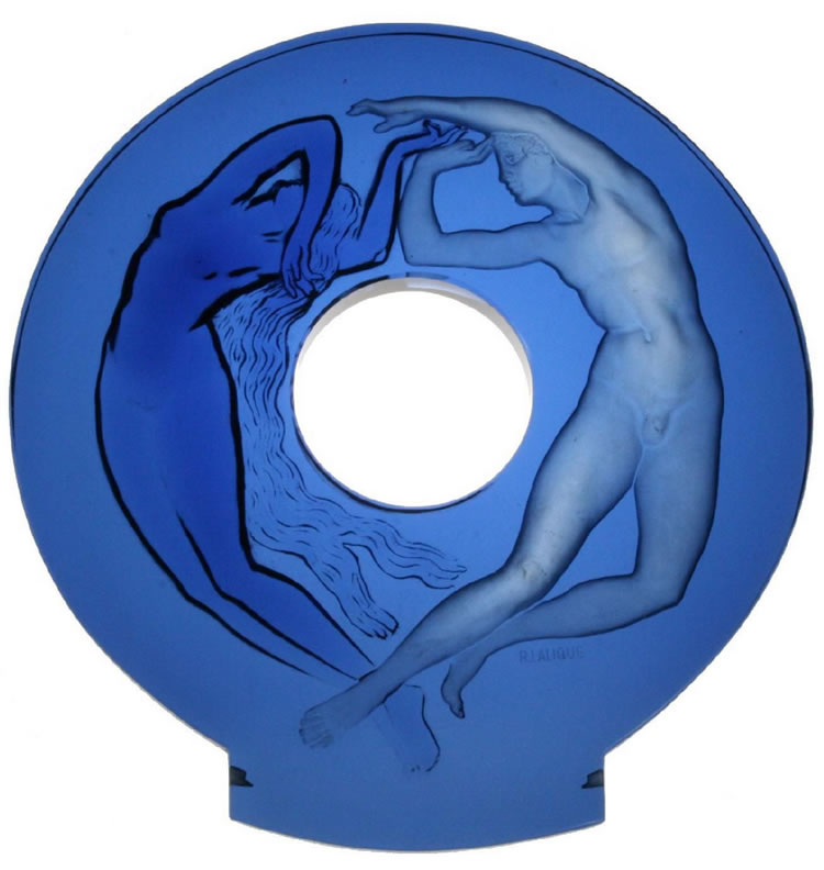 Rene Lalique Clock Day and Night