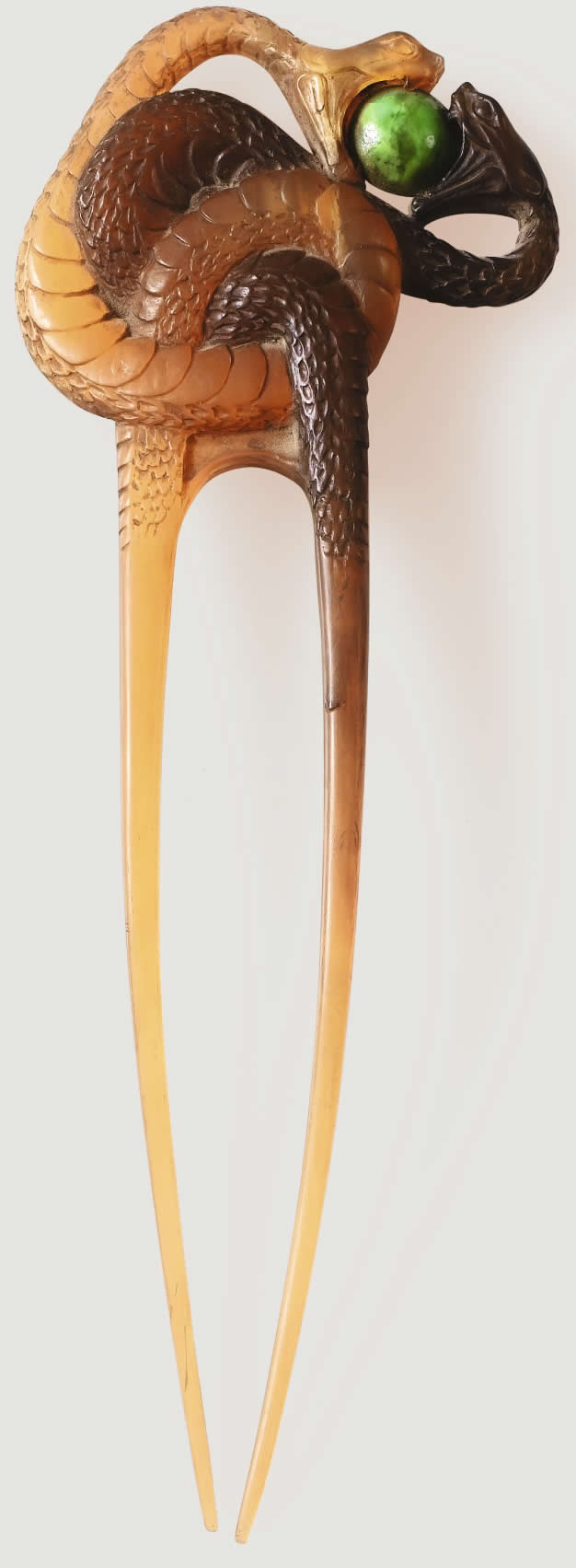 Rene Lalique Deux Serpents Comb