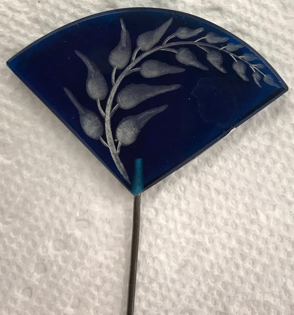 Rene Lalique Epis Courbe Stickpin