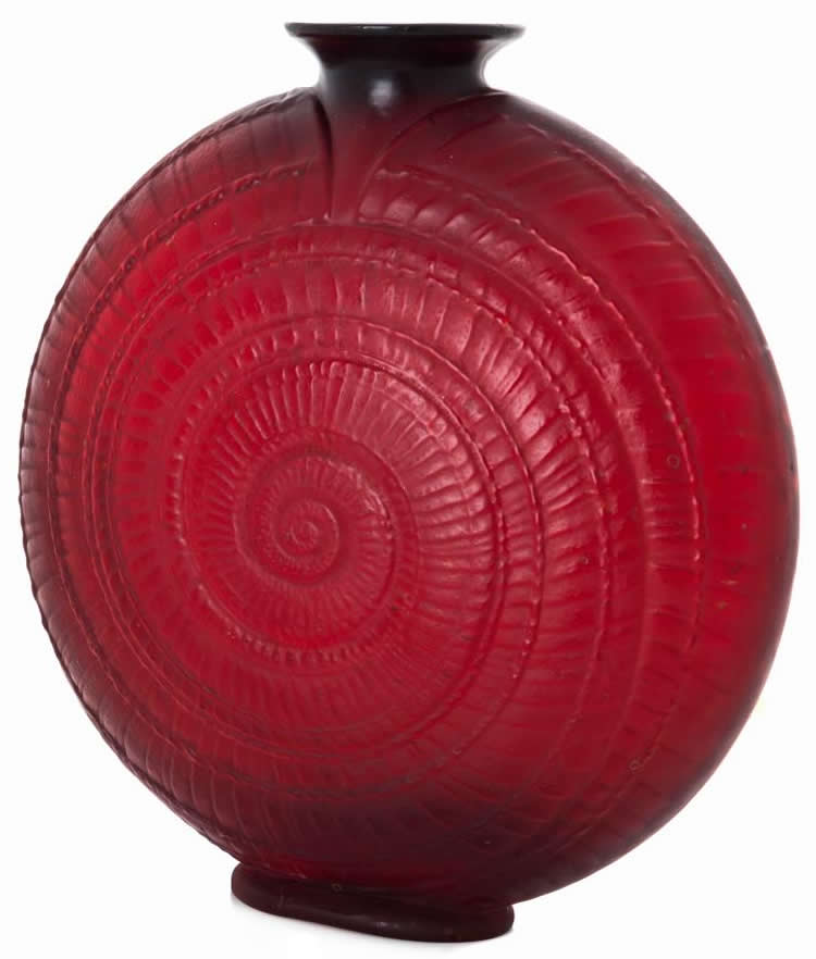 Rene Lalique Vase Escargot