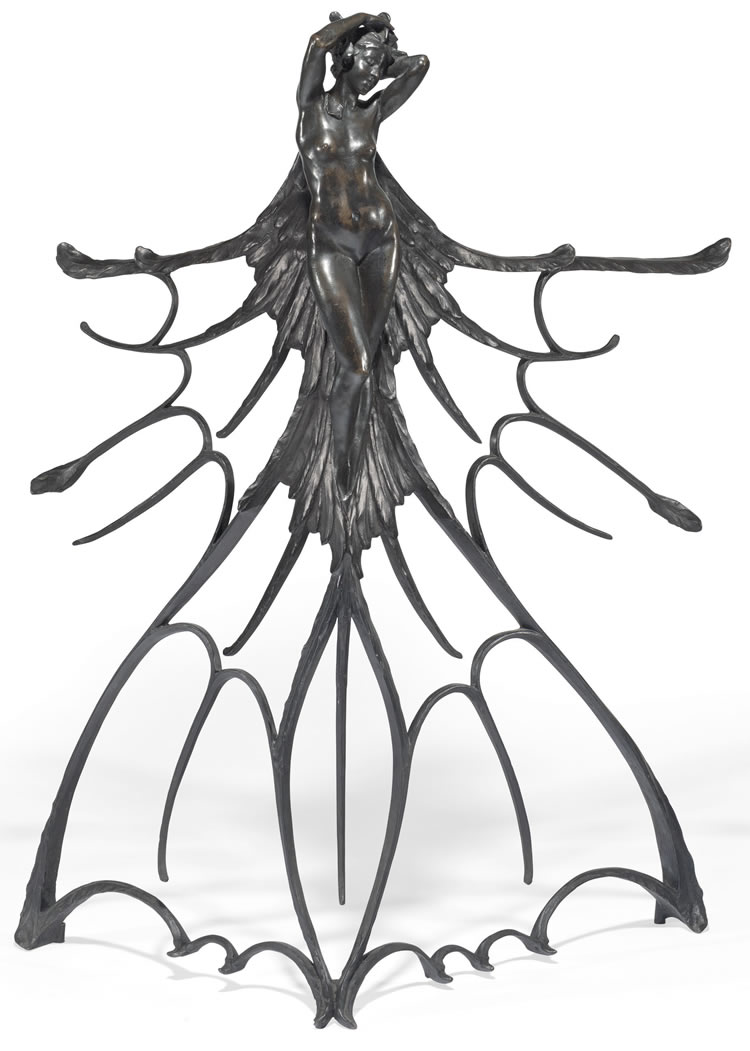 Rene Lalique Femme Ailee-3 Balustrade