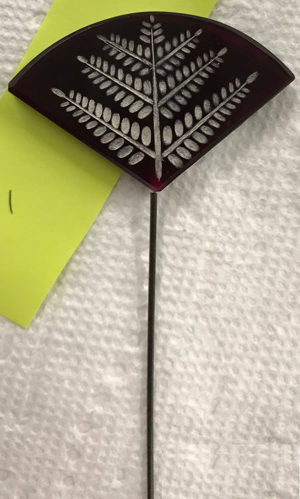 Rene Lalique Fougere Stickpin