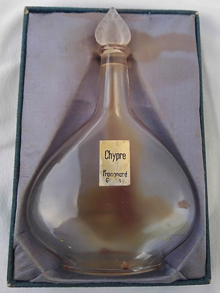 Rene Lalique Perfume Bottle Fragronard Chypre